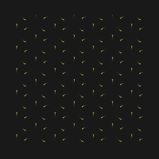 Gold Dancing Lights T-Shirt