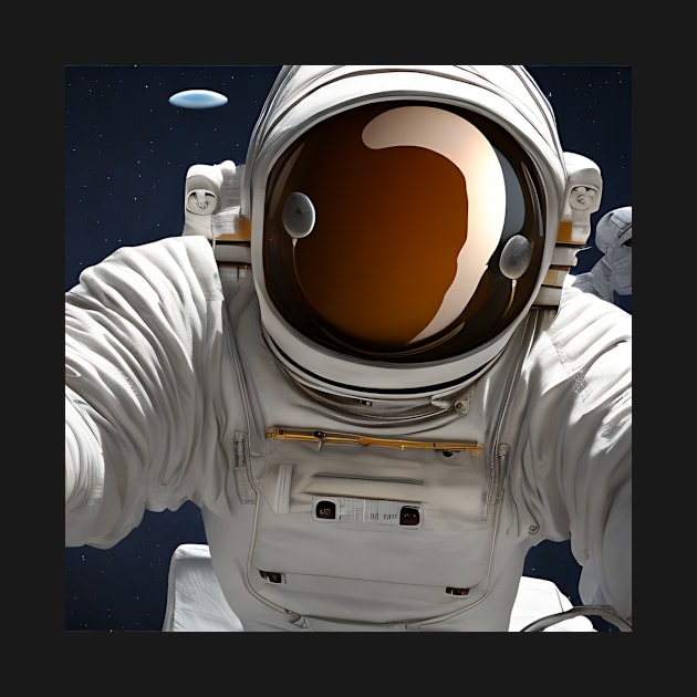 Astronaut Selfie by Christopher's Creations