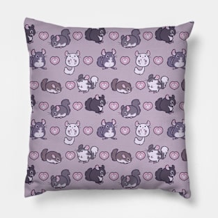 Chinchillas 2 Pillow