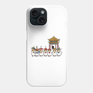 Peking Duck Parade, Chinese Cartoon Style Phone Case