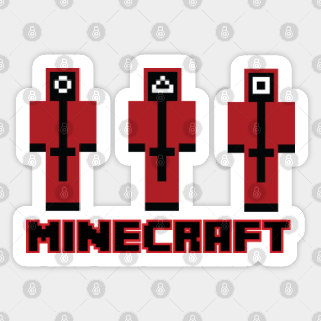 Red Minecraft Skin - Minecraft - Sticker | TeePublic