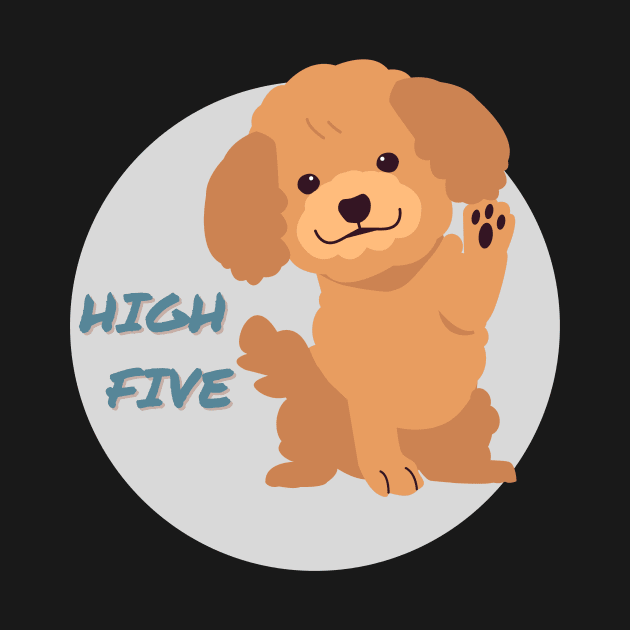 High Five Poodle by Sleepy Time Tales