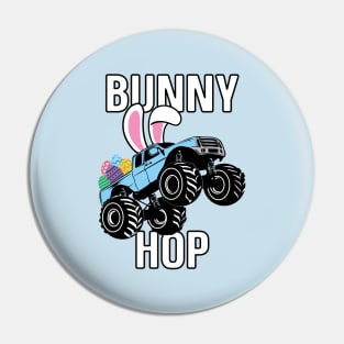 Easter Monster Truck Bunny Hop Boys Girls Easter Egg Pin