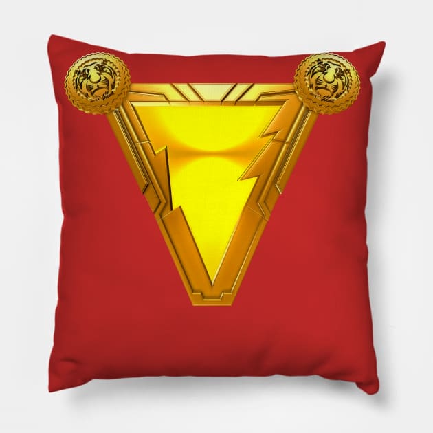 Shazam Movie 3D Embelm Pillow by Heroified