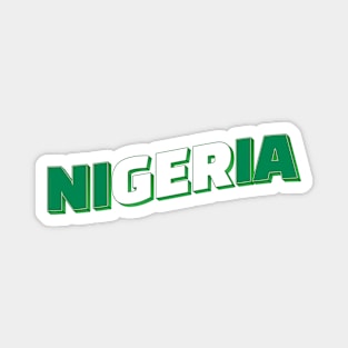 Nigeria Vintage style retro souvenir Magnet