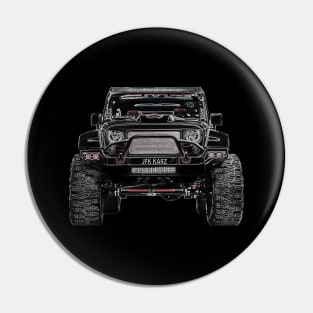 Jeep Wrangler Sport Front View Pin