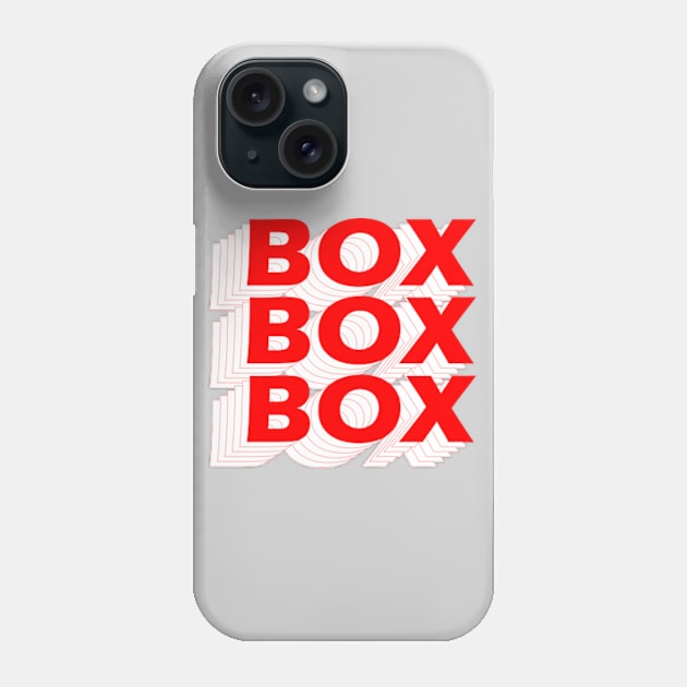 Box Box Box Phone Case by Worldengine