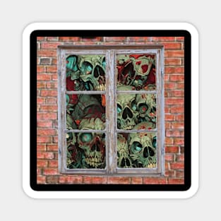 Undead at the window Magnet