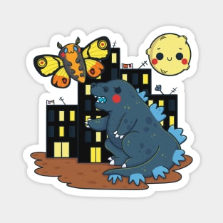 Godzilla vs Mothra Magnet