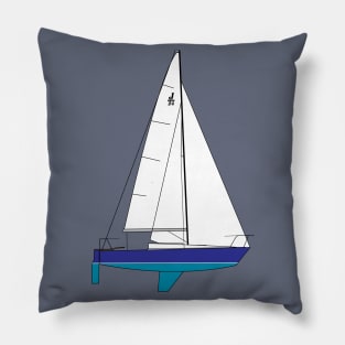 J/24 Sailboat Pillow