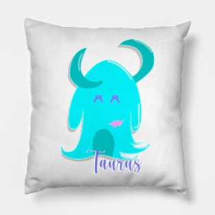 12 Zodiac Signs Astrology - Taurus Pillow