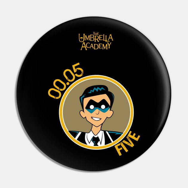 UMBRELLA ACADEMY: FIVE CARTOON Pin by FunGangStore