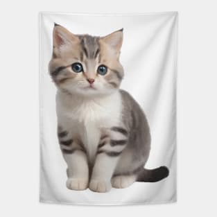 Nature, Cute Little Cat Tapestry