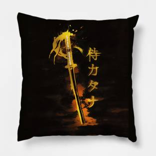 Katana kanji Pillow