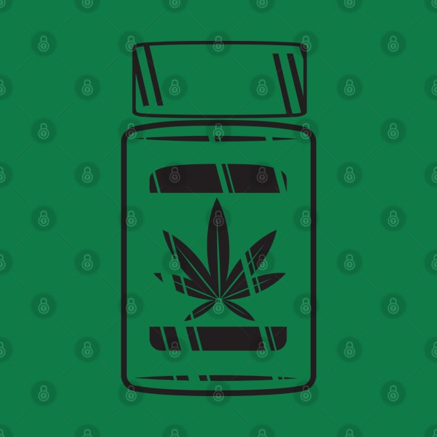 Cannabis Jar by Rogelio