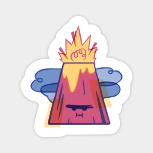Angry Volcano Magnet