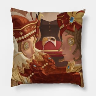 The Coronation of The Substitute (Female Knight) Pillow