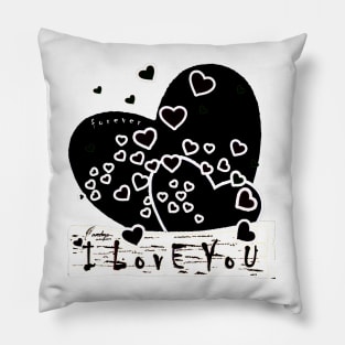 I LOVE YOU W/B Pillow