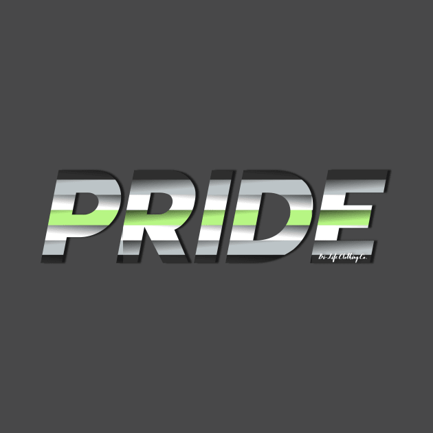 LGBTQ+ PRIDE: Agender Pride Flag by BiLifeClothingCo