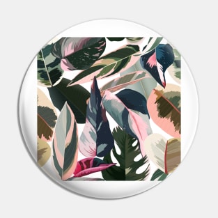 Chic and Modern Tropical Foliage Pin