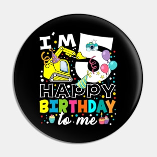 5th birthday celebration gift Pin