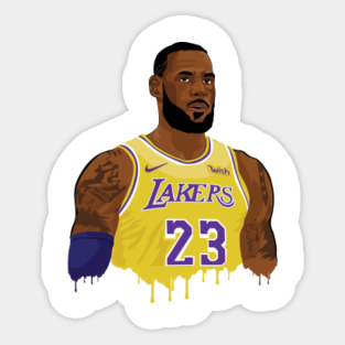 Lebron James Stickers Teepublic