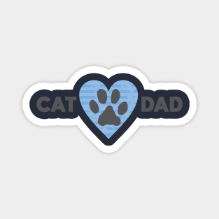 Cat Dad Magnet