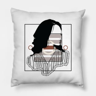 Smiling through it all version 3 Pillow