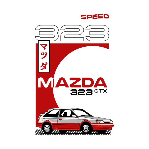 Mazda 323 GTX by Harrisaputra