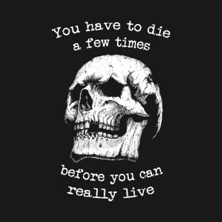 Bukowski quote skull T-Shirt