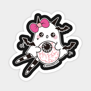 kawaii cute ghost cute spooky , cute halloween Magnet