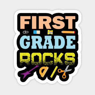 first grade rocks Magnet