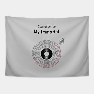 MY IMMORTAL LYRICS ILLUSTRATIONS Tapestry