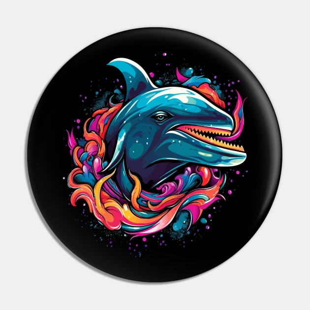 Dolphin Smiling Pin by JH Mart