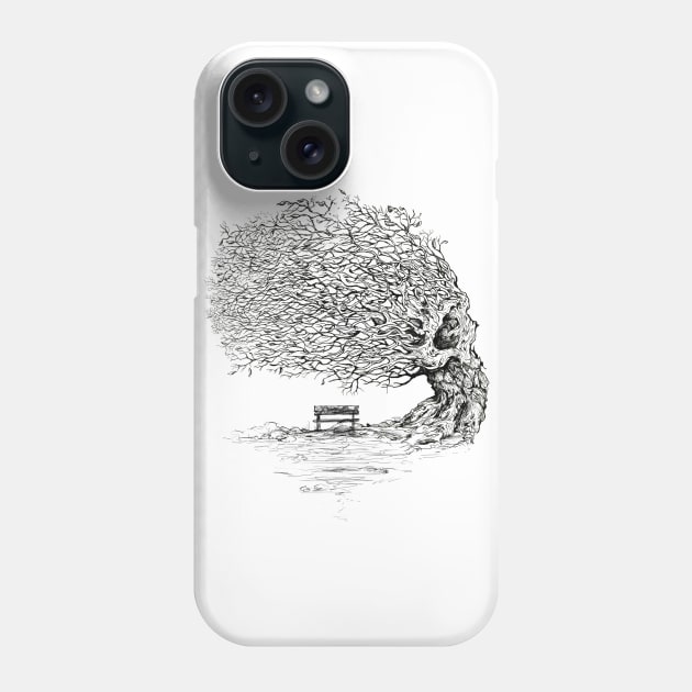 Dead tree Phone Case by Ottyag