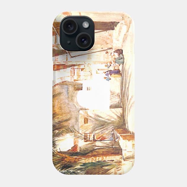 Court In The Mosque of Ibrahim Aga, Cairo tin Egypt Phone Case by Star Scrunch