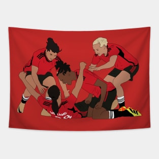 Rachel Williams FA Cup Goal Celebration Minimalist Tapestry