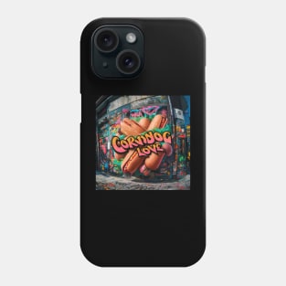 Corndog Love Design Phone Case