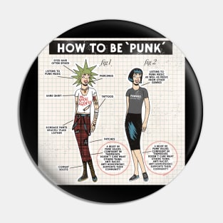 How to be punk Pin