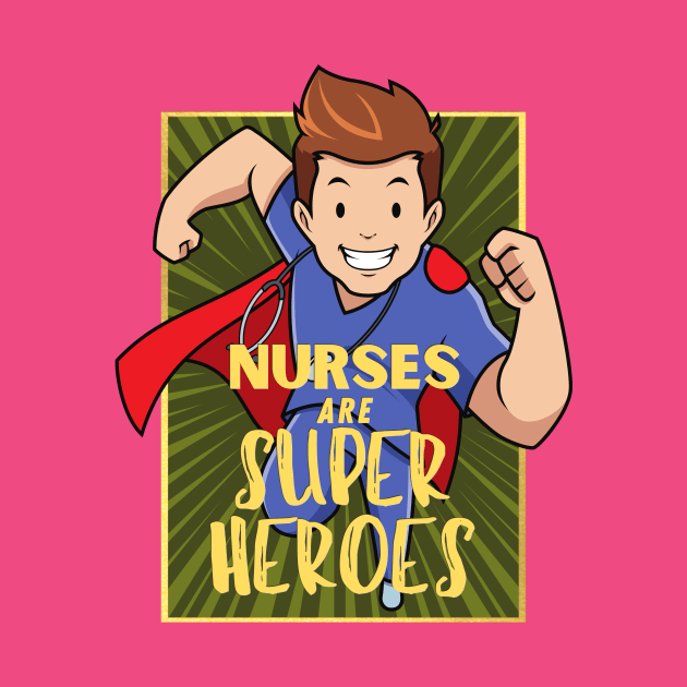 Nurses are superheroes by Clutterbooke