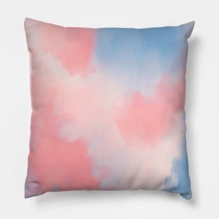 Blue & Pink Tide Dye Pillow