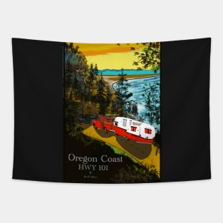 Oregon Coast HWY101 Travel Tapestry