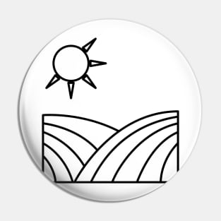 Sunny Vineyard Pin