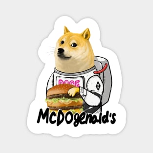 Millionaire Doge Club_Mc Dogenald Magnet