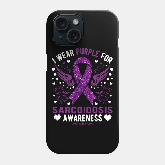 Sarcoidosis Awareness Phone Case by Dylante