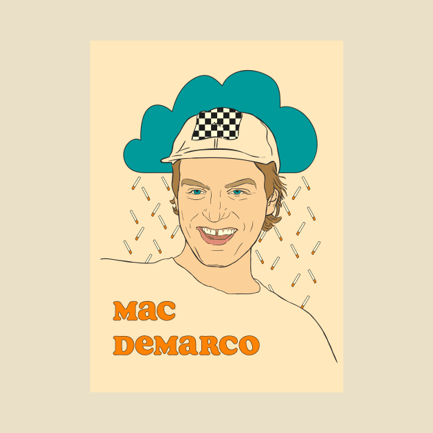 Mac DeMarco vintage poster by evacornelia