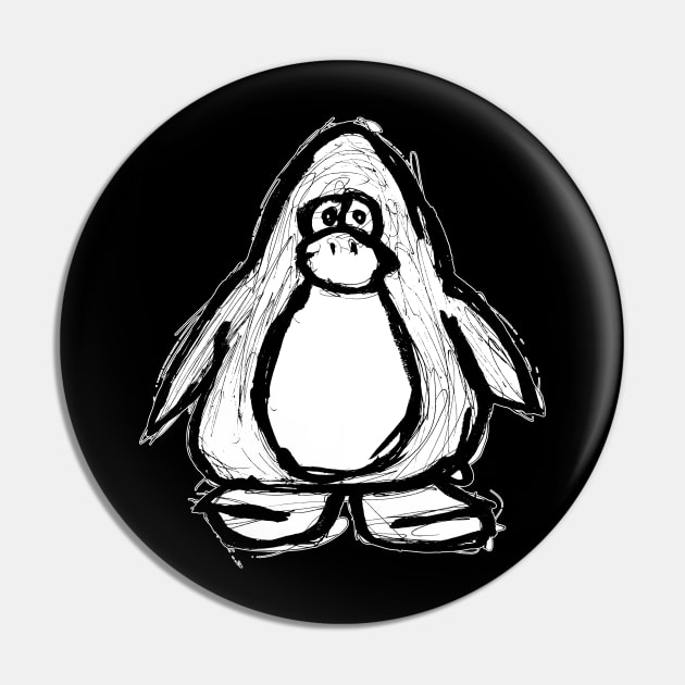 Dark and Gritty Club Penguin Pin by MacSquiddles