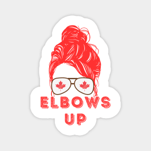 Elbows-Up Magnet