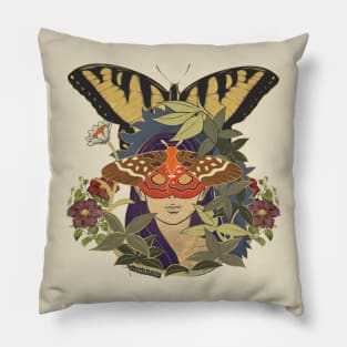 The Butterfly Woman Pillow