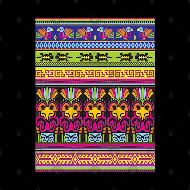 Boho Tribal Colorful Pattern Design by TLSDesigns